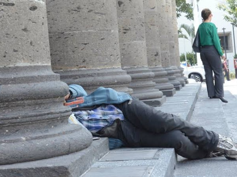 La problemática de personas en situación de calle va aumentando