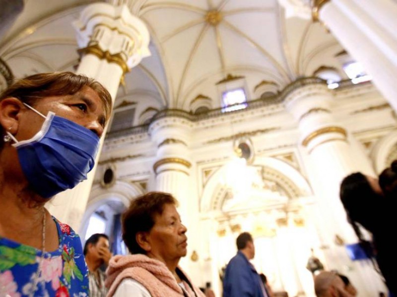 La propia iglesia vigila la sanidad dentro de templos: Salud