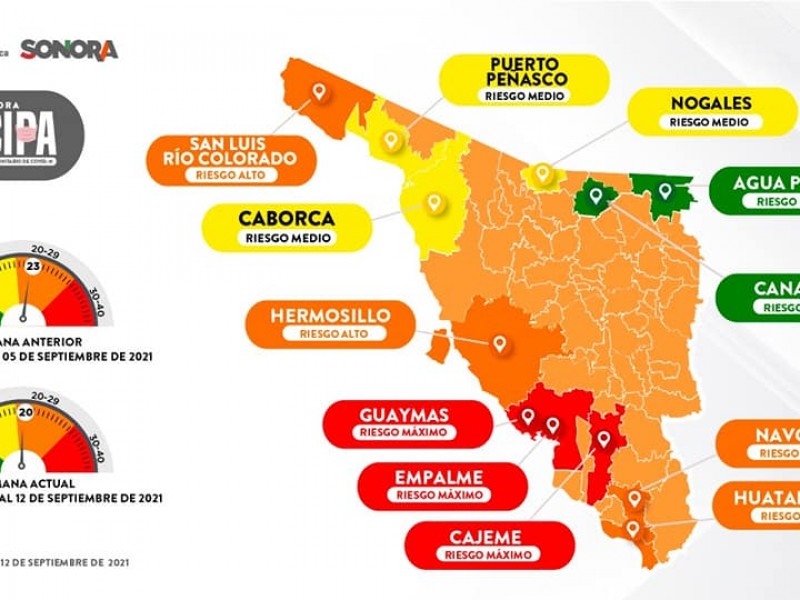 La region metropolitana  continua otra semana en 