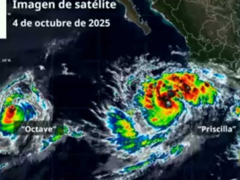 ¡La ropa! Tormenta Tropical Priscila generará lluvias este fin de semana
