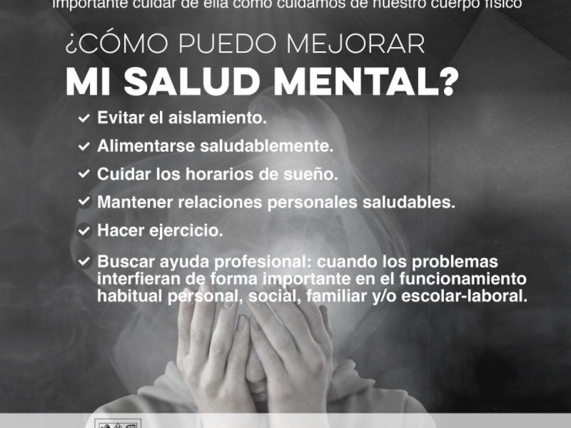 La salud mental impacta en nuestro pensar, sentir y actuar