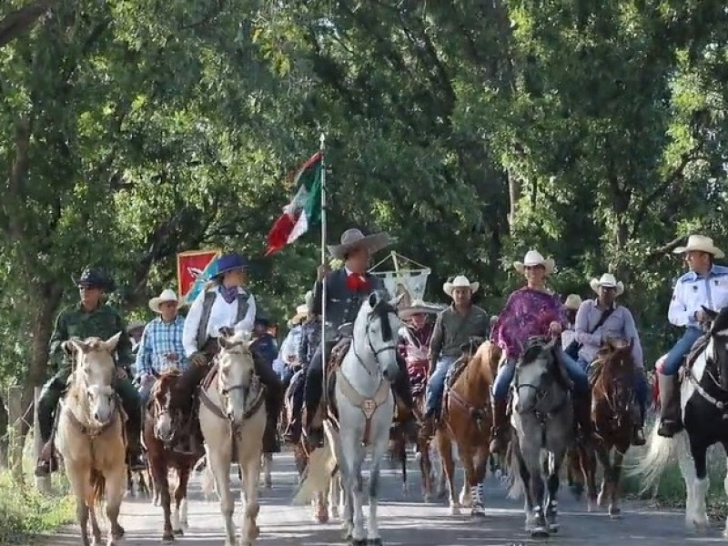 La tradicional cabalgata Ruta de la Indepencia