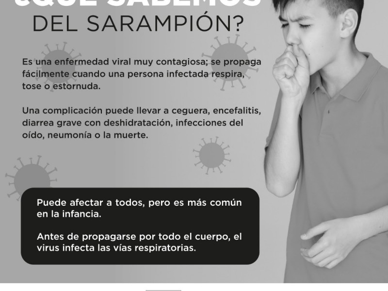 La vacunación es el mejor aliado contra el Sarampión