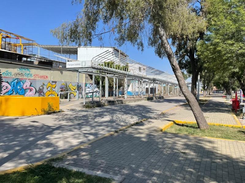 La vieja estación en la colonia San Miguel