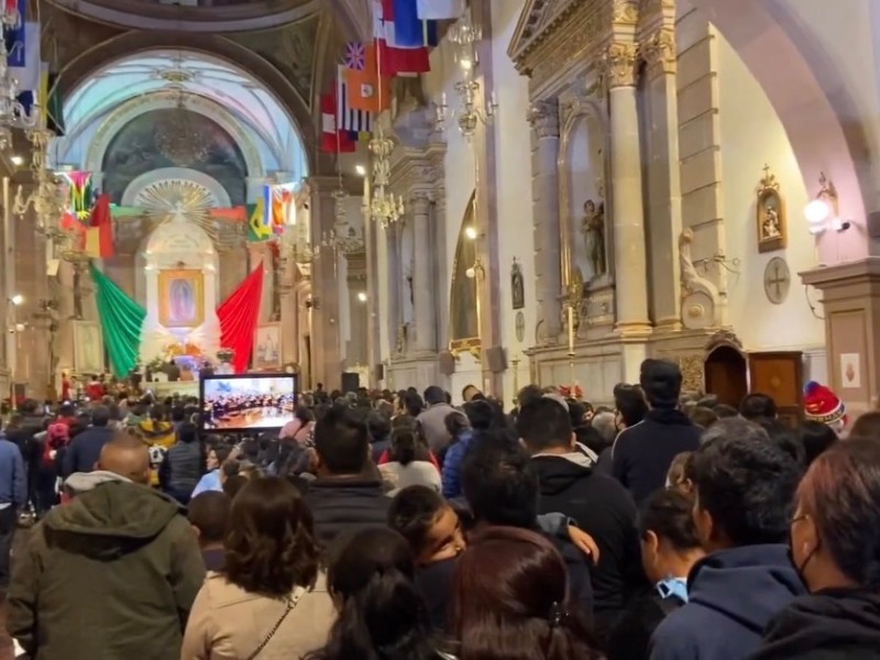 La Virgen de Guadalupe recibió mañanitas y visitas por su día