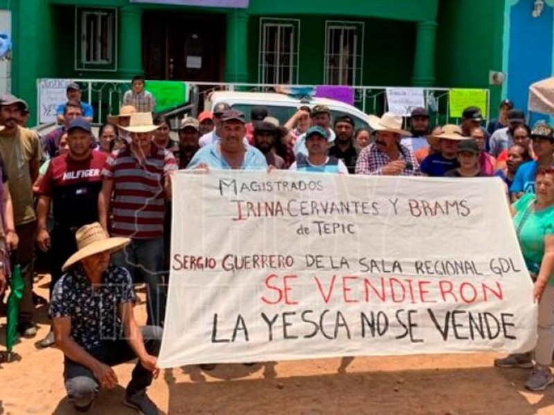 Habitantes de La Yesca desconocen al concejo municipal