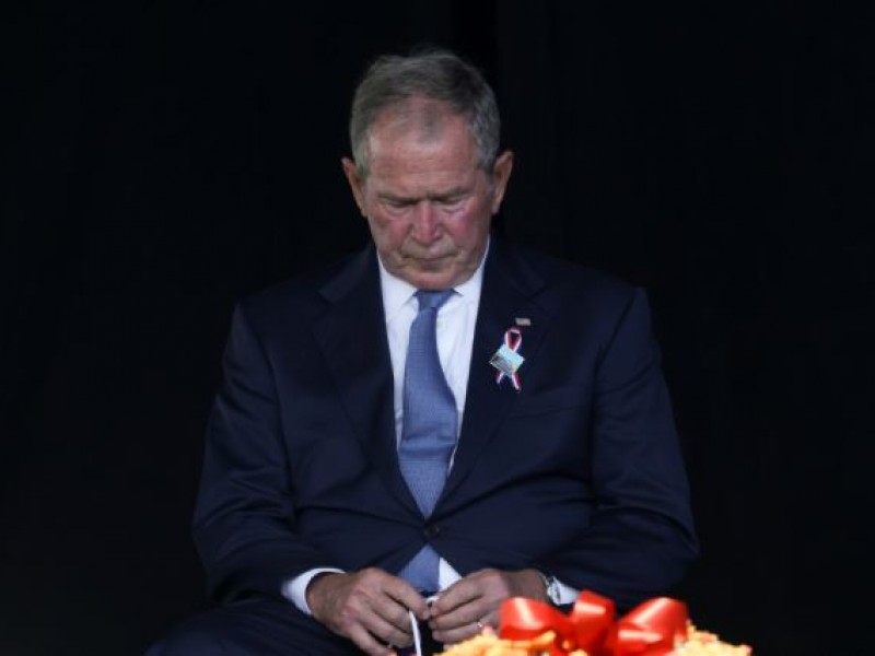 Lamenta George W. Bush desunión estadounidense en conmemoración del 9/11