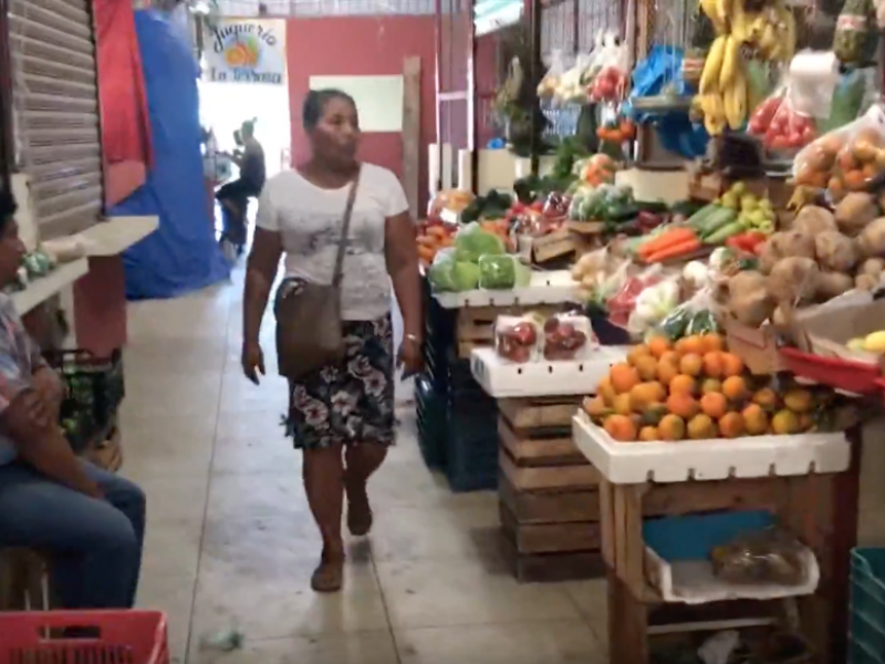 Lamentan bajas ventas en mercado municipal de Petatlán