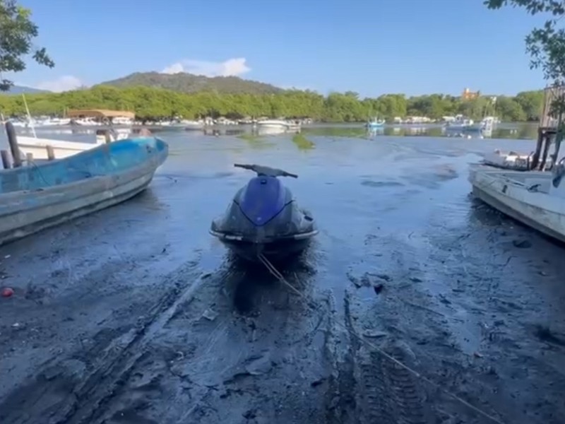 Lancheros urgen retomar dragado en laguna de Las Salinas