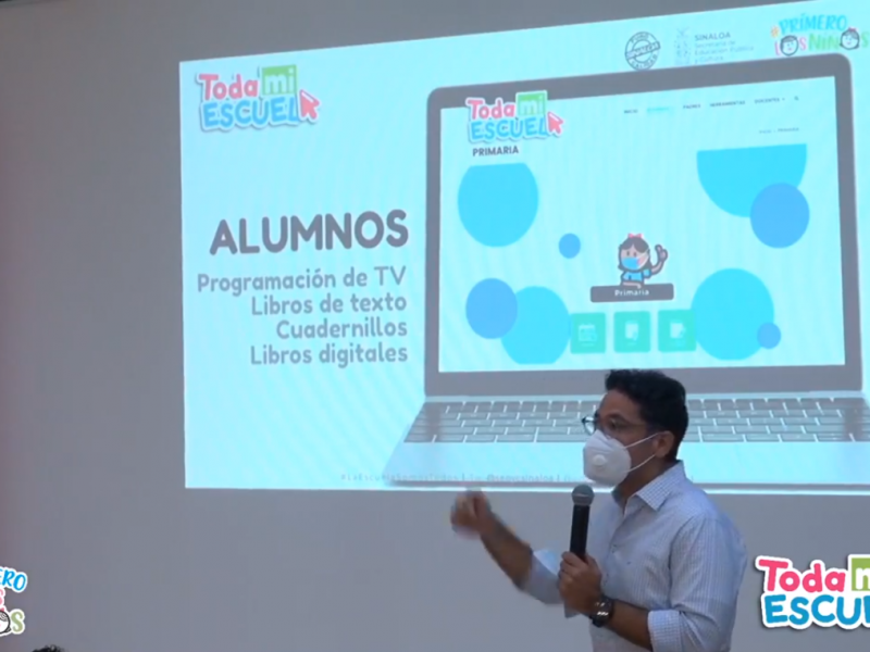 Lanza SEPyC plataforma Toda mi Escuela para aprende a distancia