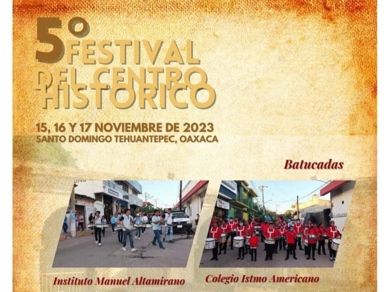 Lanzan 5to festival cultural del centro histórico de Tehuantepec