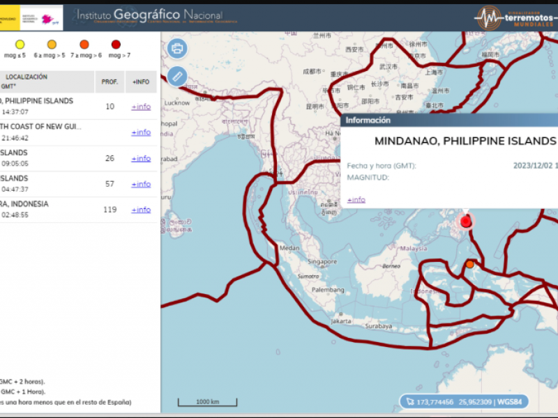 Lanzan alerta de tsunami en Filipinas
