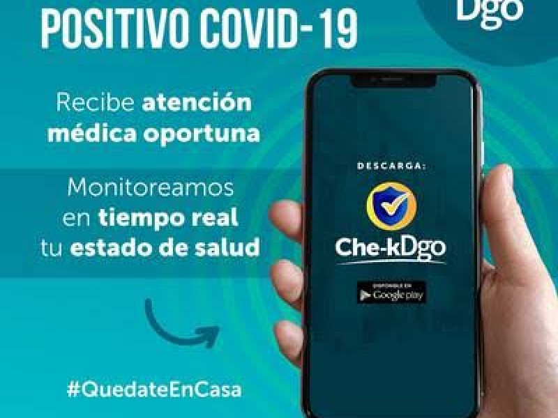 Lanzan aplicación Che-KDgo para pacientes con Covid