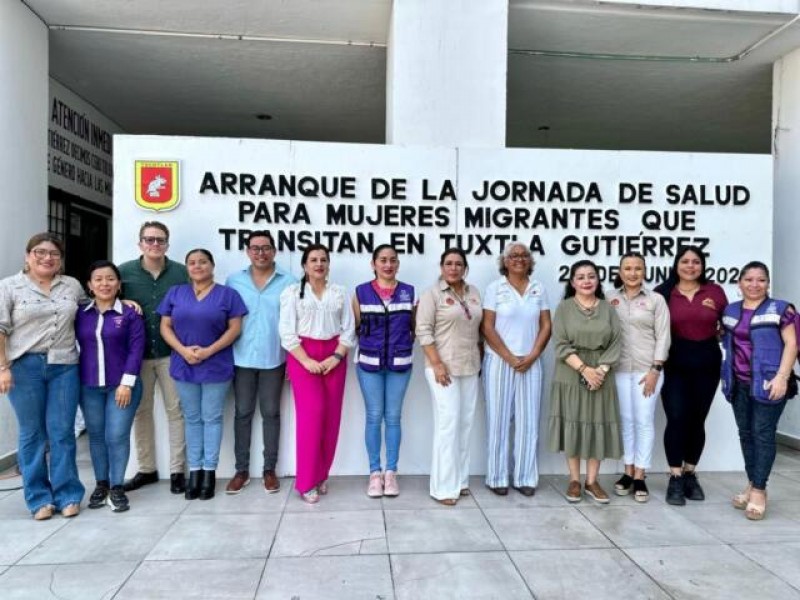 Lanzan campaña dirigida a mujeres migrantes en Tuxtla Gutiérrez
