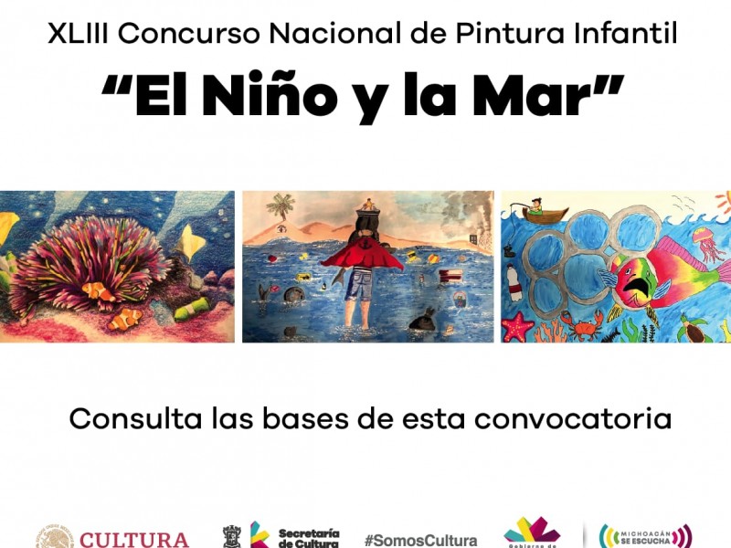 Lanzan convocatoria de pintura infantil “El Niño y La Mar