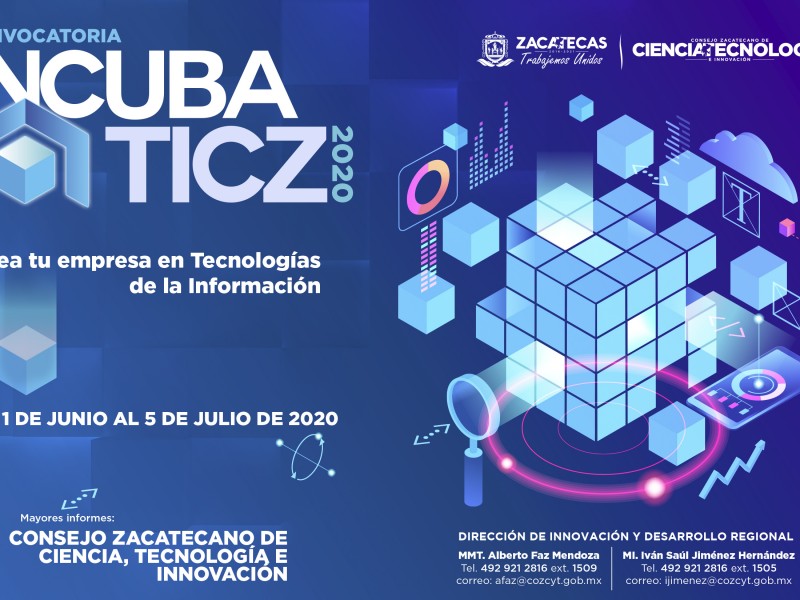 Lanzan convocatoria Incubaticz 2020