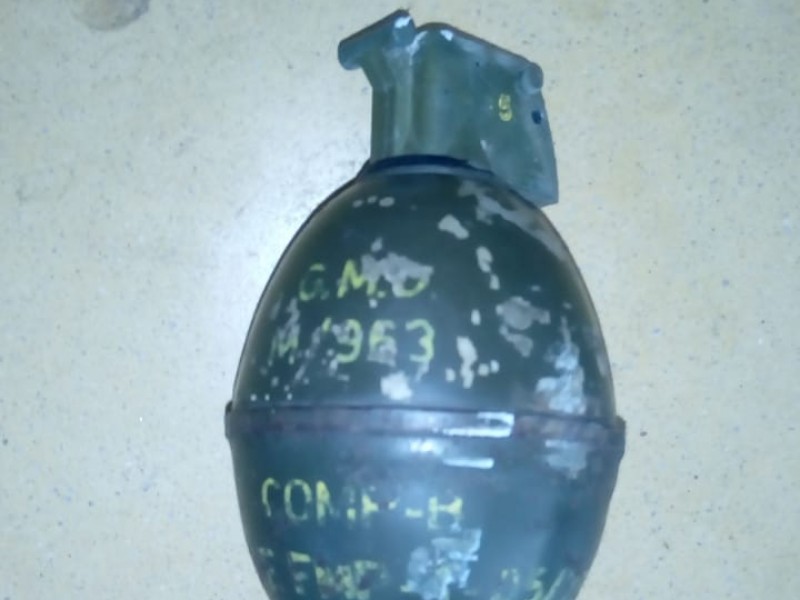 Lanzan granada en comandancia municipal de Tochtepec