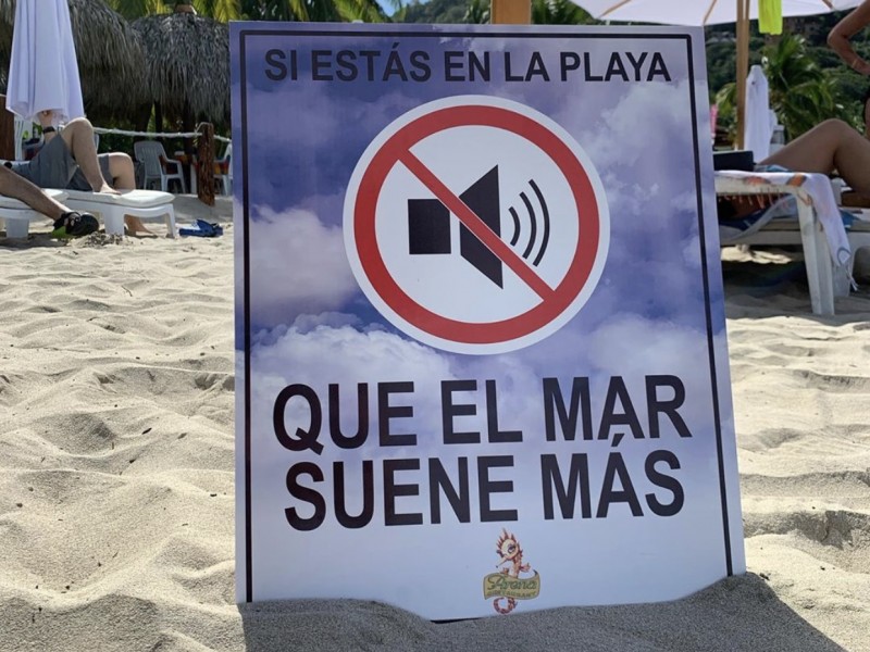 Lanzan iniciativa para disminuir contaminación auditiva en playas