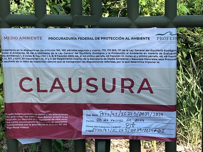 Lanzan pronunciamiento de protesta por clausura de campo de golf