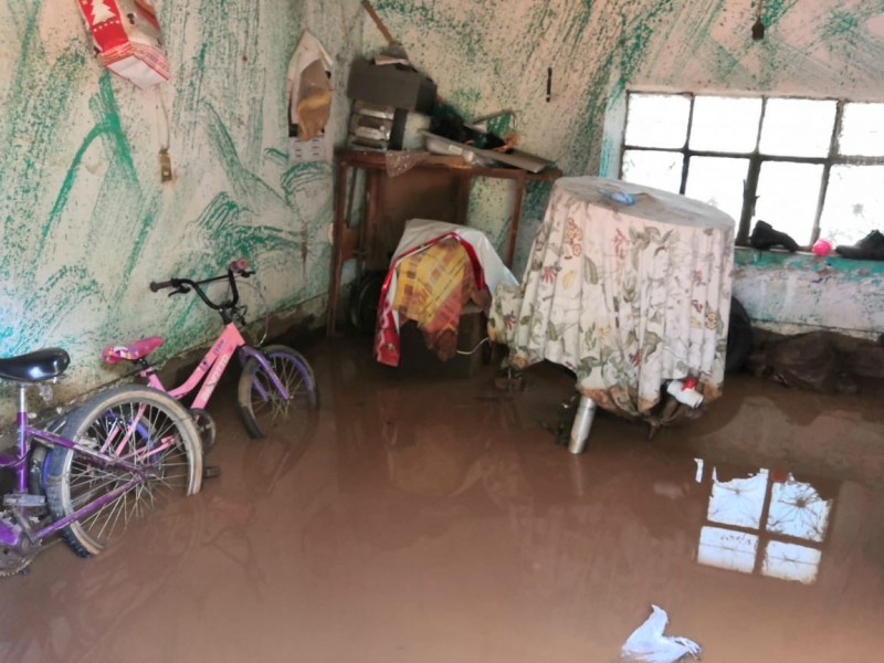 Las lluvias causaron afectaciones en 6 municipios de Zacatecas