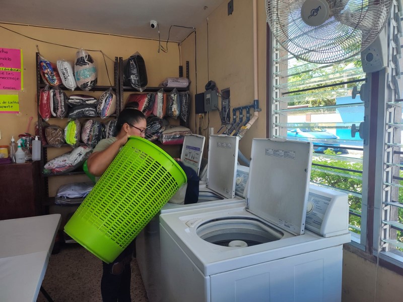 Lavanderías se desfalcan por escasez del servicio de agua potable