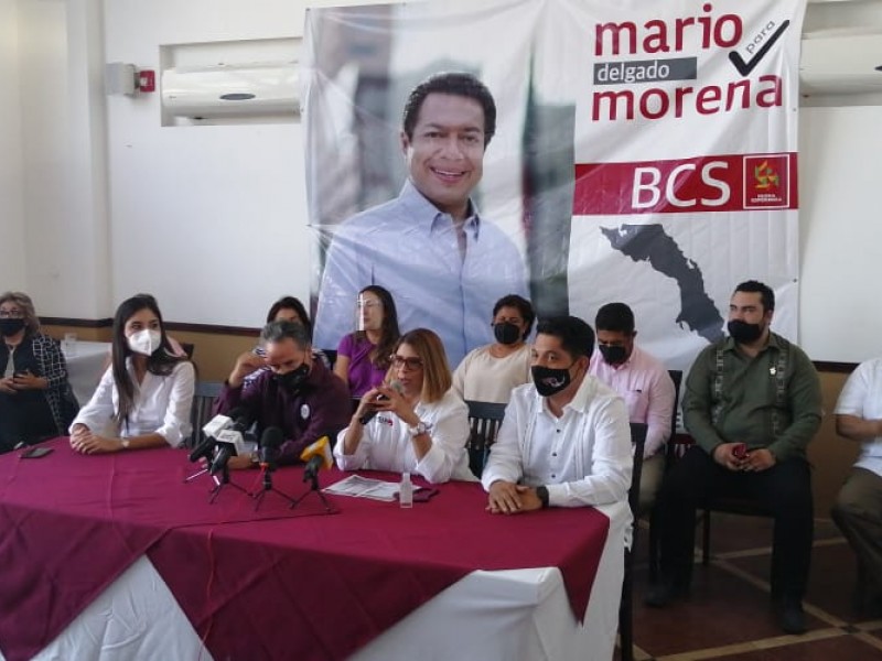 Legisladores de Morena reiteran apoyo a Mario Delgado