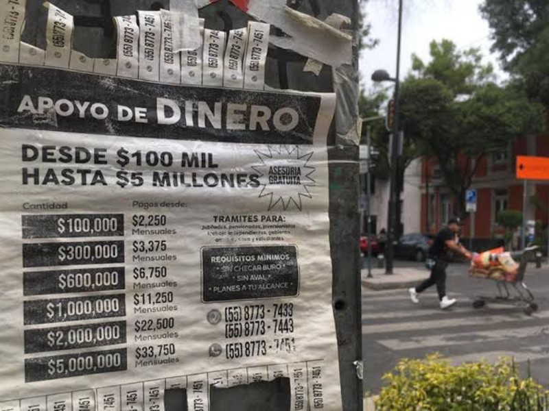 Legisladores van contra prestamistas extorsionadores gota a gota