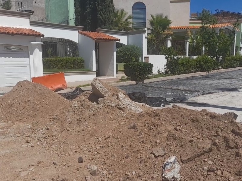 Lentas obras por lluvias registradas en la ciudad