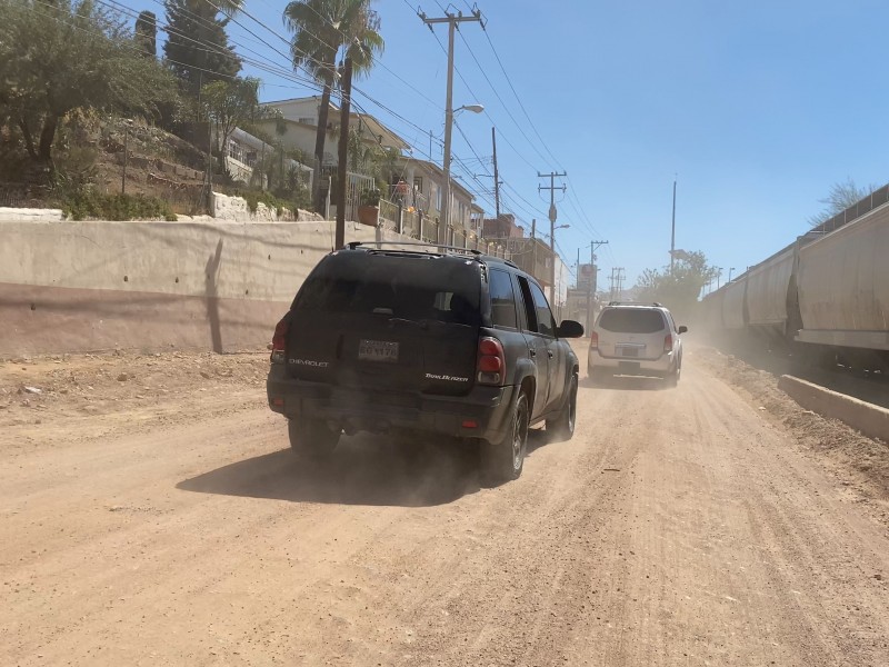 Lentitud en trabajos de rehabilitación de calle Ruiz Cortines