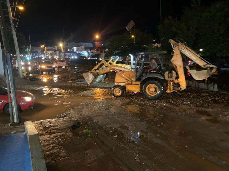 Lento el mantenimiento de las calles tras lluvias