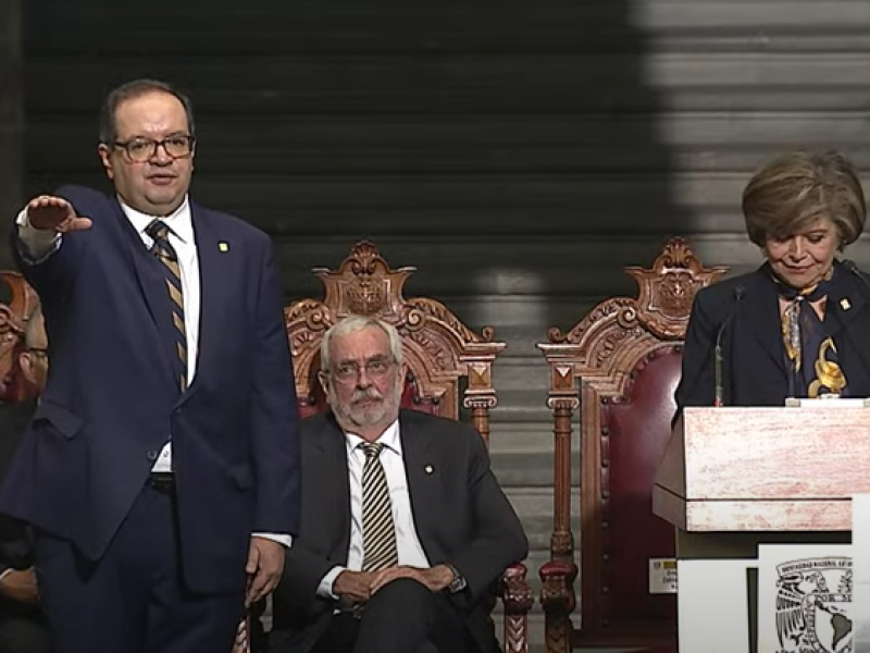 Leonardo Lomelí toma protesta como nuevo rector de la UNAM