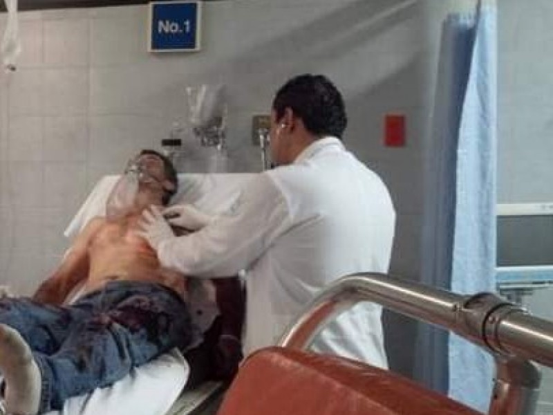 Lesionados por incidencia delictiva saturan servicios médicos en Hospital General