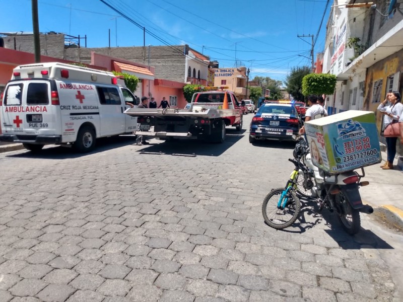 Lesionados sin gravedad dejó un choque