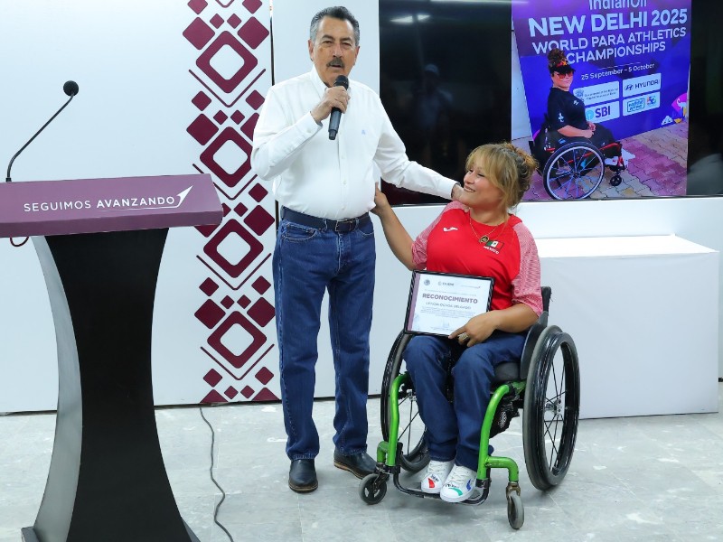 Leticia Ochoa, atleta paralímpica cajemense, logra cuarto lugar mundial
