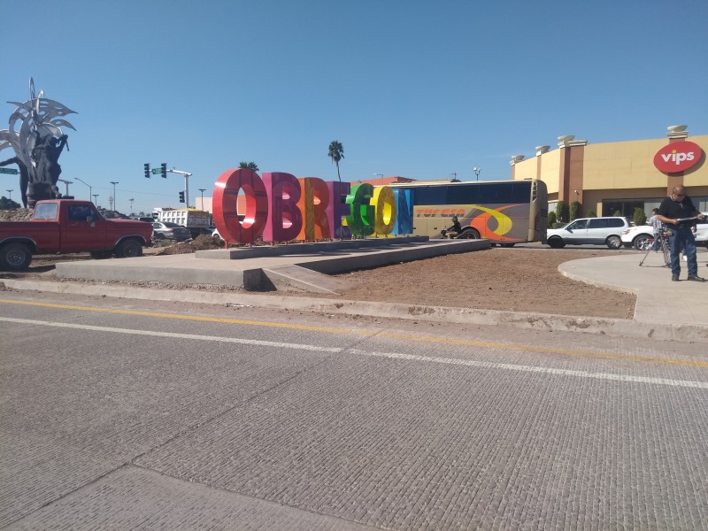 Letras de Obregón se quedan en salida Norte