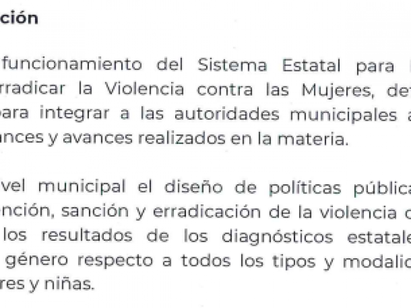 Ley de Egresos solo consideró 13MDP para AVGM