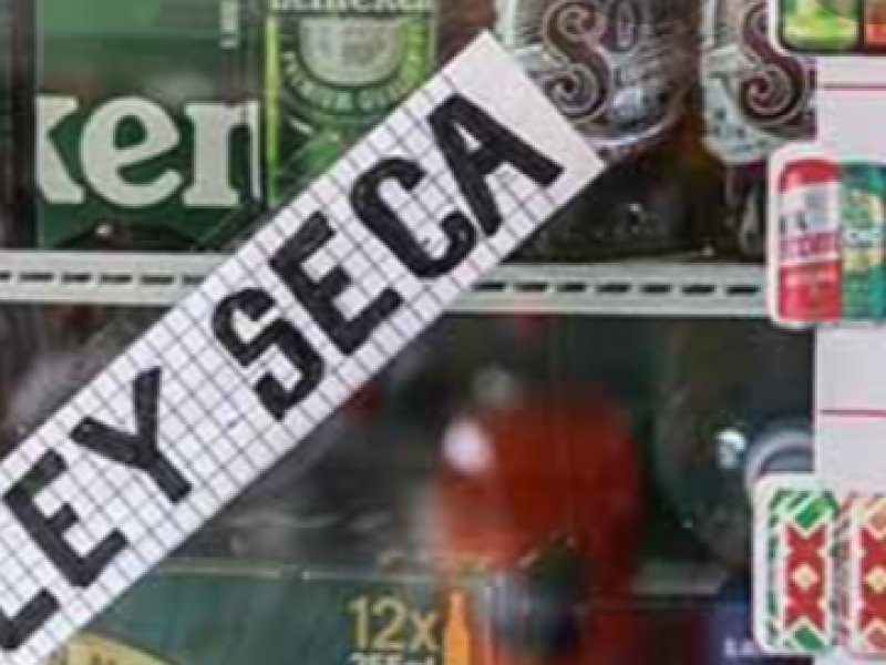 Ley seca esté 15 y 16 de septiembre