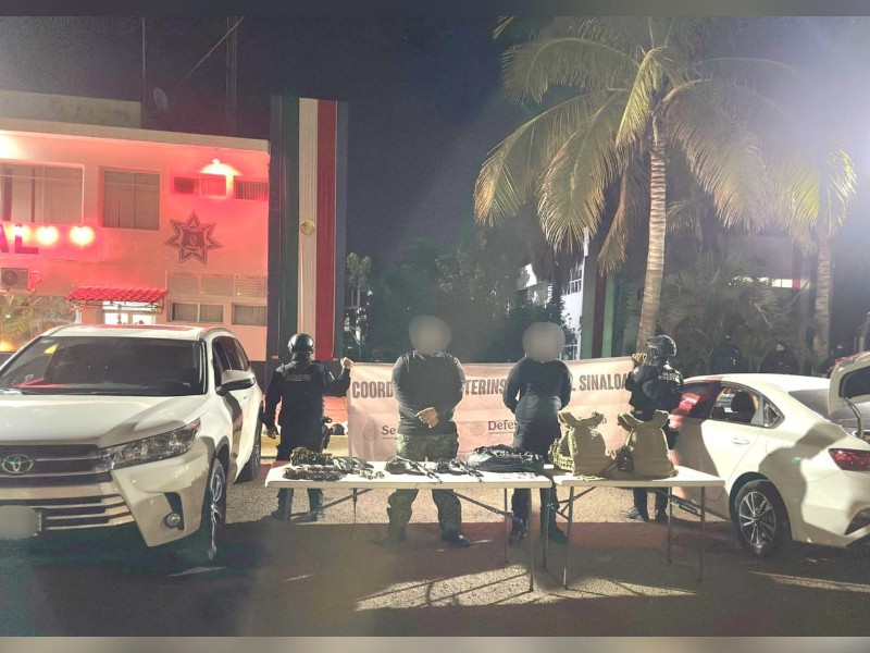 Liberan a una persona secuestrada y detienen a los captores en Culiacán