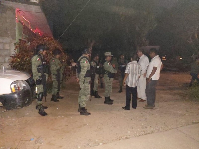 Liberan efectivos de la Guardia Nacional en Tecoanapa