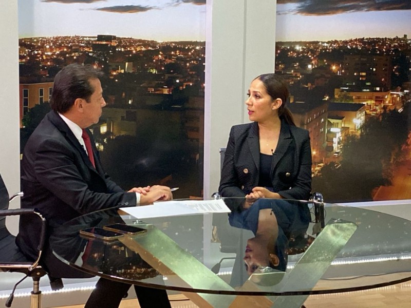 Libia Denisse visita Meganoticias León