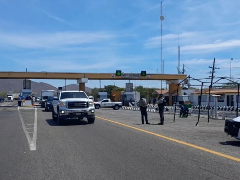 Libres y sin cobro casetas en Ahome y Guasave, Sinaloa