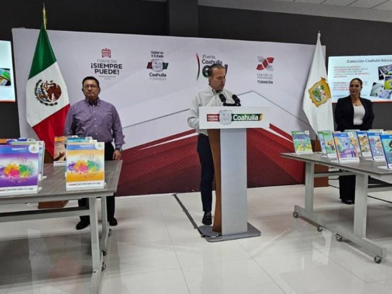 Libros de texto de Coahuila estarán entregados para el lunes