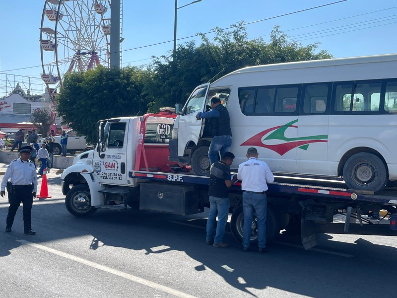 Líderes del transporte en Tehuacán avalan operativo Líderes del transporte en Tehuacán avalan operativo