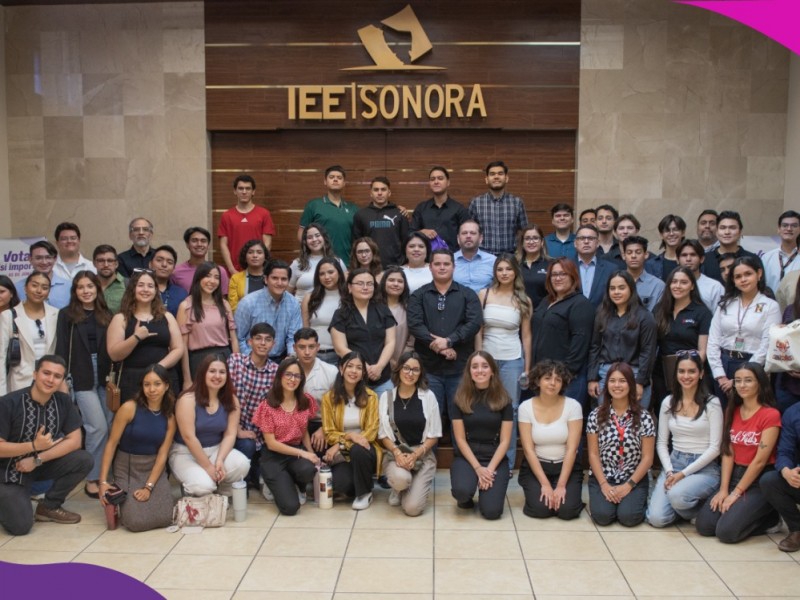 Líderes estudiantiles se unen al IEE Sonora por voto joven