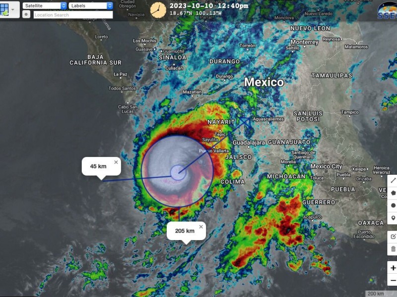 Lidia podría alcanzar la categoría 4 de huracán