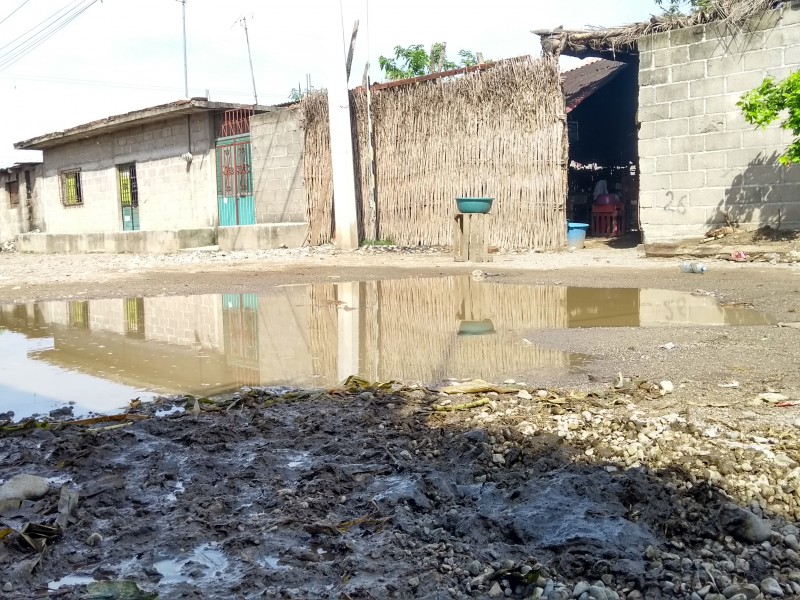 Encharcamientos por lluvias en San Blas Atempa