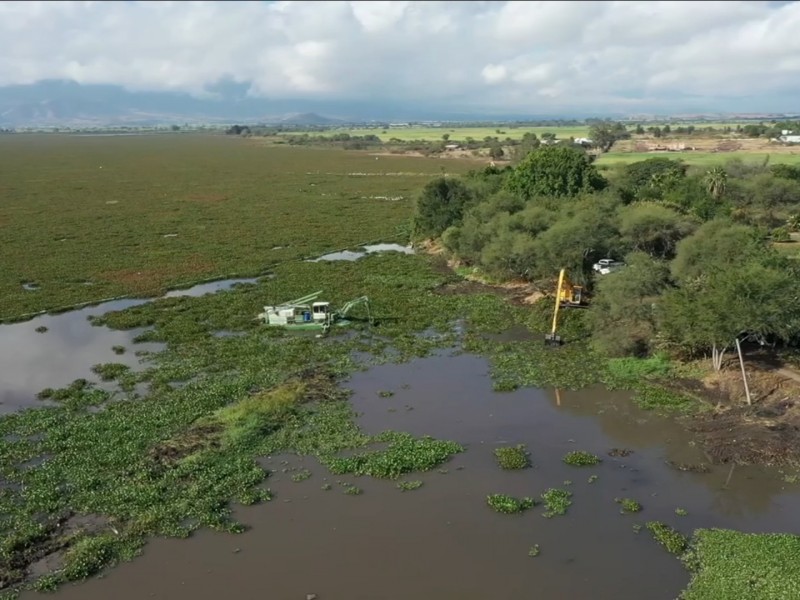 Limpiarán la presa de La Vega en Teuchitlán