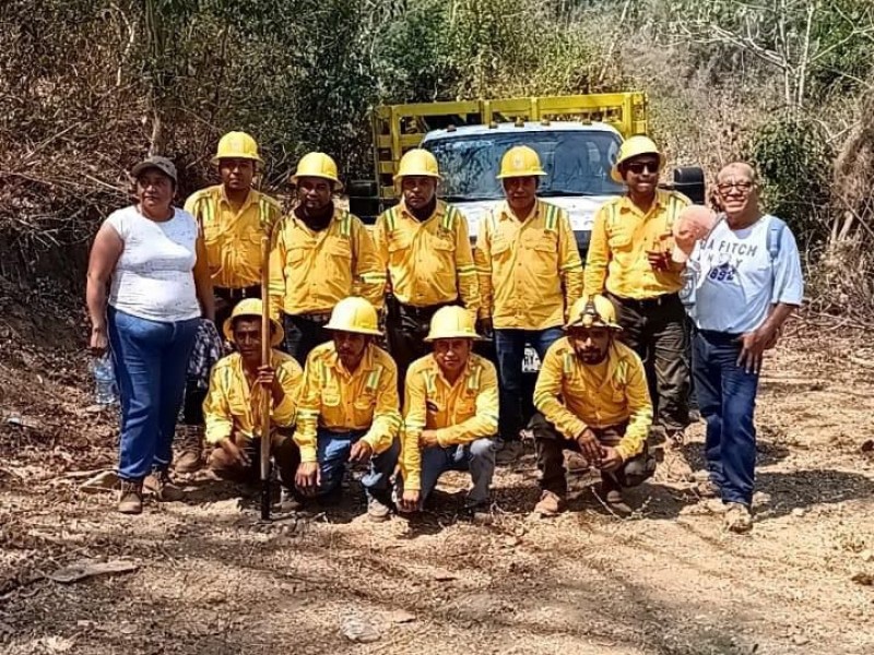 Liquida COESFO incendio forestal en Santos Reyes Nopala y Mixtepec