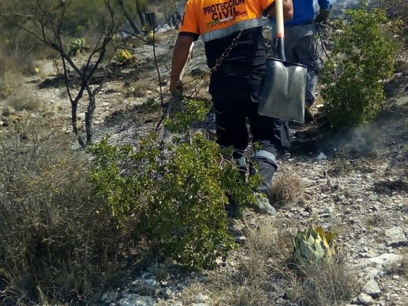 Liquidados, 5 incendios forestales en Puebla: PC Estatal