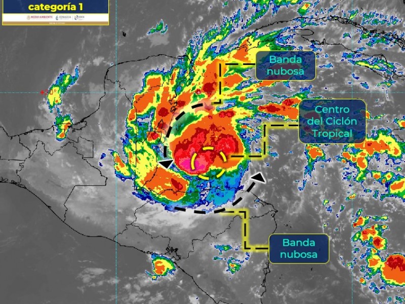 Lisa se intensifica a Huracán categoría 1